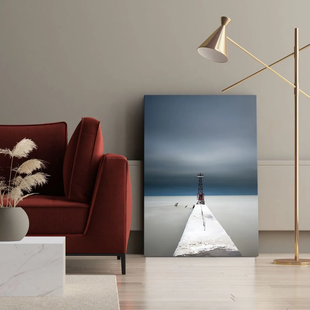 Obraz na plátne - Stretnúť sa s nekonečnom - 45x80 cm