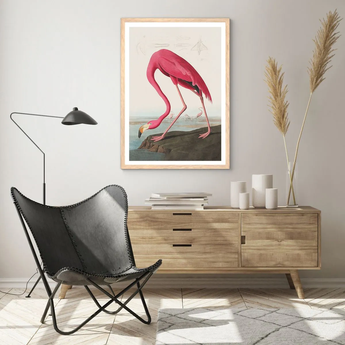 Plagát v ráme zo svetlého duba - Úžasná tvora - 50x70 cm