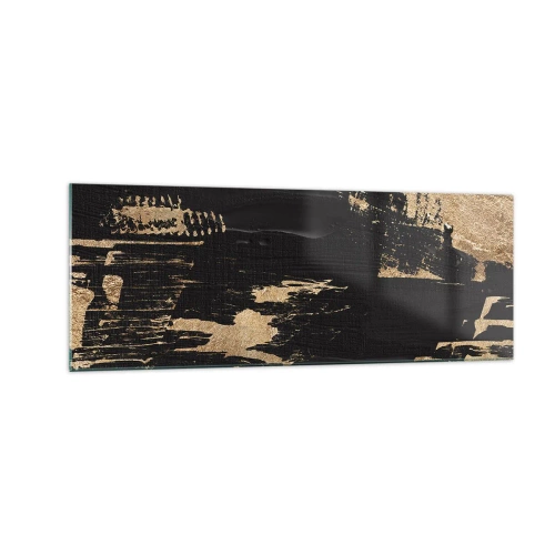 Obraz na skle - Stopa dotyku - 140x50 cm