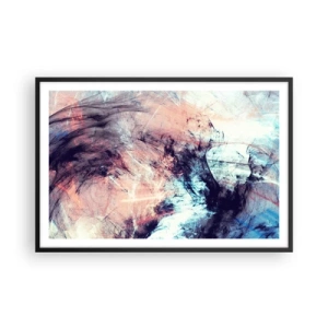 Plagát v čiernom ráme - Vnímaj vietor - 91x61 cm