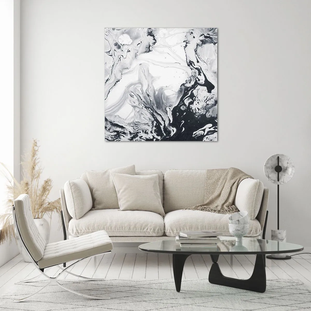 Obraz na skle - Zemské vnútro - 30x30 cm