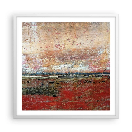 Plagát v bielom ráme - Možno je to more - 60x60 cm