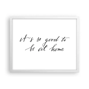 Plagát v bielom ráme - Celá pravda - 50x40 cm