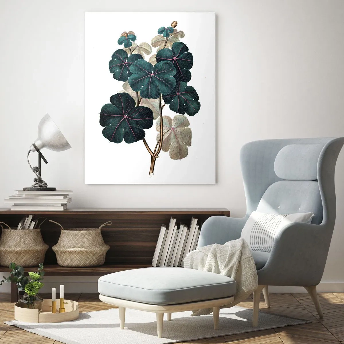 Obraz na skle - Zo starého herbára - 50x70 cm