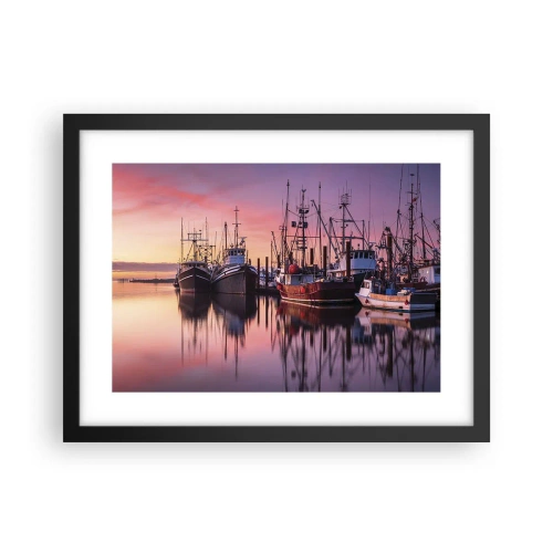 Plagát v čiernom ráme - Pred ďalším dňom - 40x30 cm