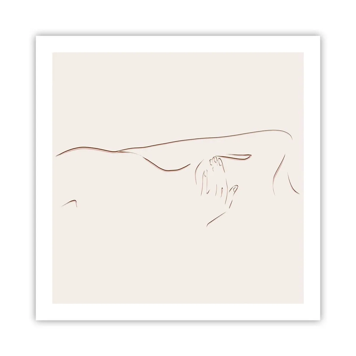 Plagát - Tvar túžby - 60x60 cm