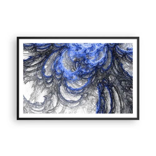 Plagát v čiernom ráme - Zrod vlny - 91x61 cm