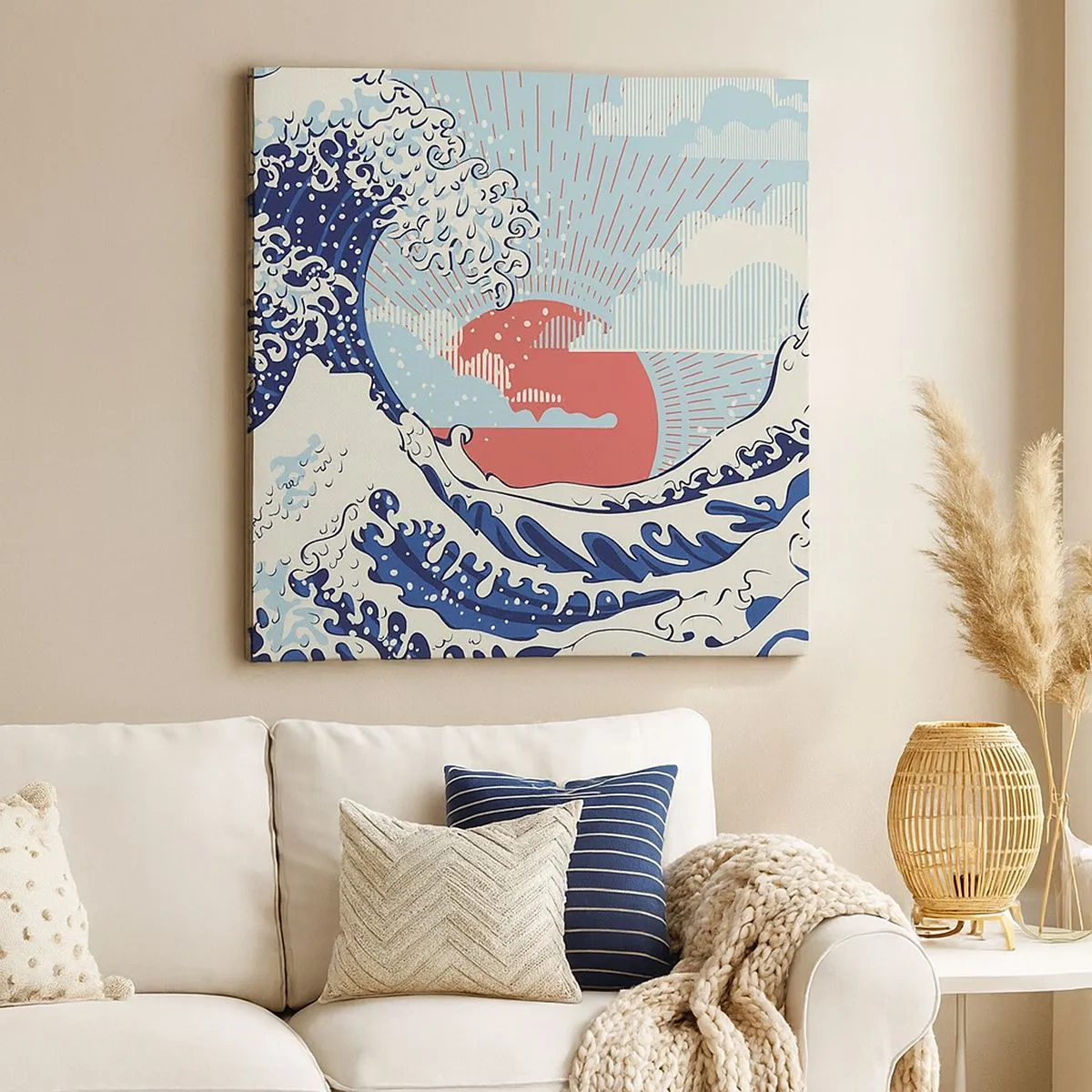 Obraz na plátne - Z japonských inšpirácií - 30x30 cm