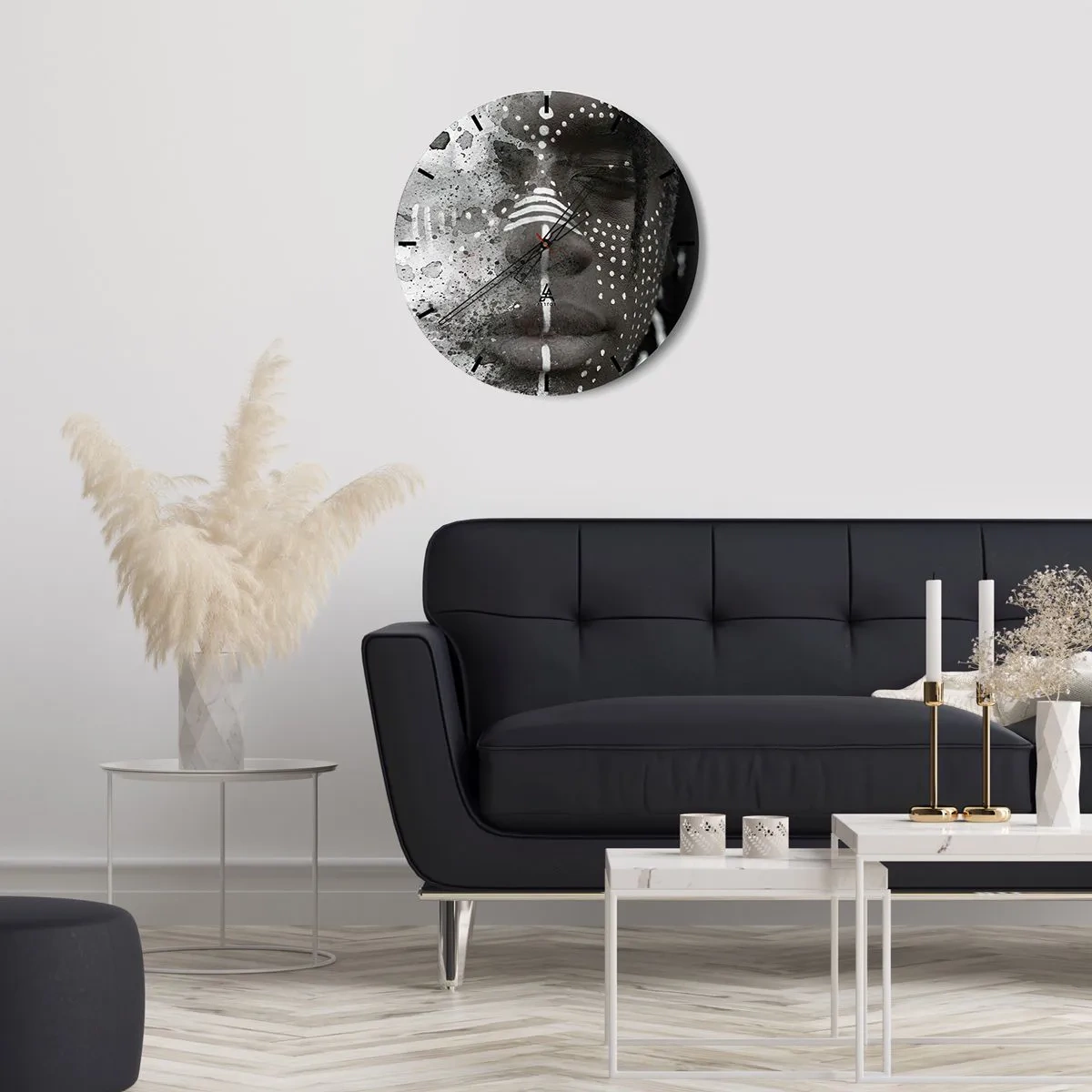 Nástenné hodiny - Objav pôvodného ducha - 40x40 cm