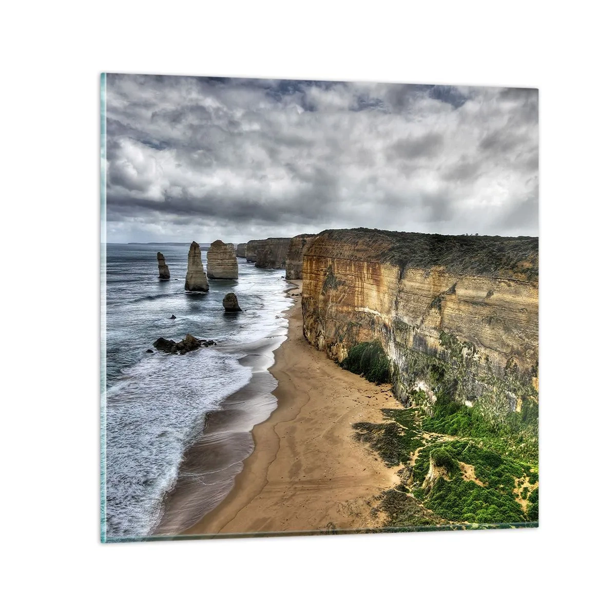 Obraz na skle - Drsná krása - 40x40 cm