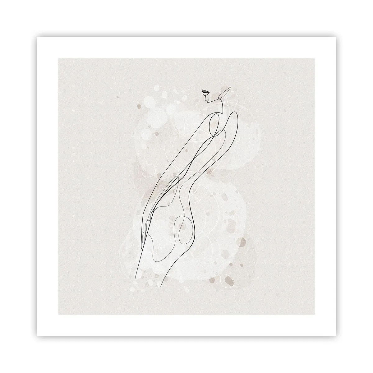 Plagát - Zablúdiť pohľadom - 50x50 cm