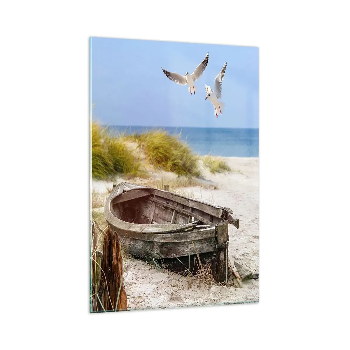 Obraz na skle - Vetrom ožiarené - 80x120 cm