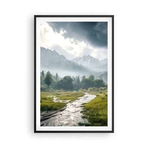 Plagát v čiernom ráme - Tam a späť - 61x91 cm