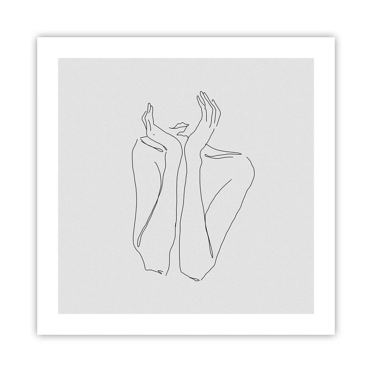 Plagát - O čom snívajú dievčatá - 50x50 cm