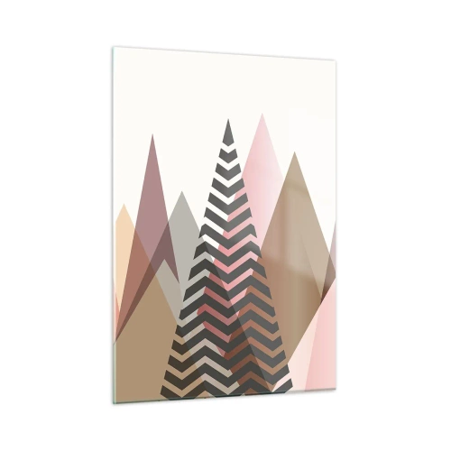 Obraz na skle - Pyramidálny pohľad - 50x70 cm