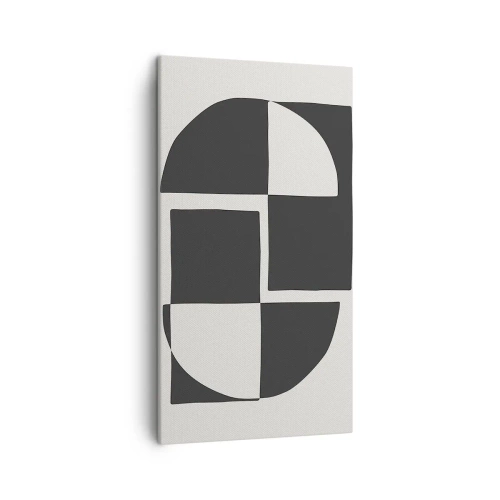 Obraz na plátne - Antitéza – syntéza - 45x80 cm