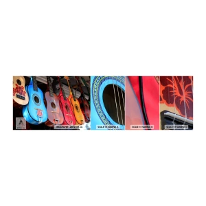 Vzorka Fototapeta Standard Eco - Latinskoamerická atmosféra - Hudba, Gitara, Hudobný nástroj - 100x30 cm