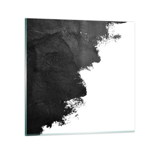 Obraz na skle - Živly: zem - 40x40 cm