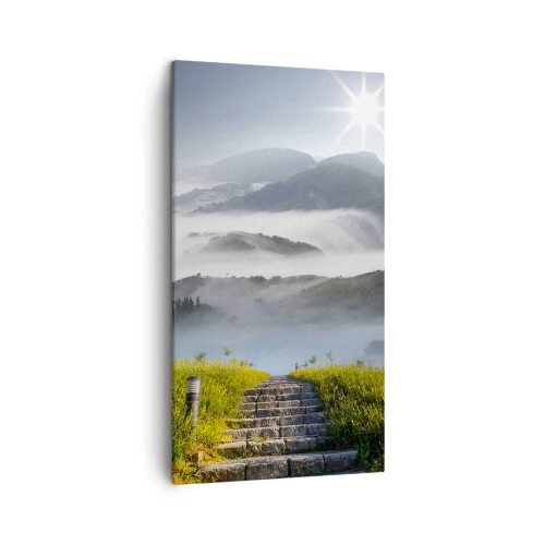 Obraz na plátne - Stále hore k oblakom - 45x80 cm