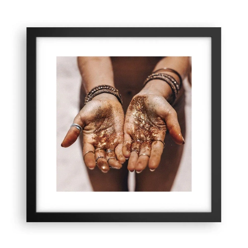 Plagát v čiernom ráme - Darček pre teba - 30x30 cm