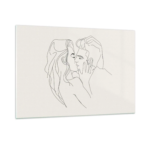 Obraz na skle - Zamotaní citom - 120x80 cm