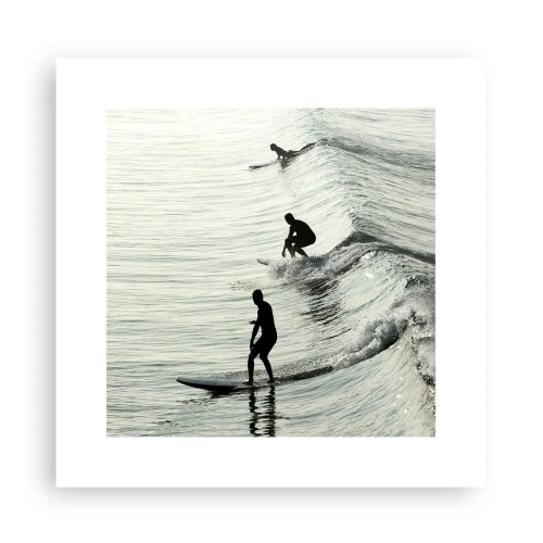 Plagát - Vlne v ústrety - 30x30 cm