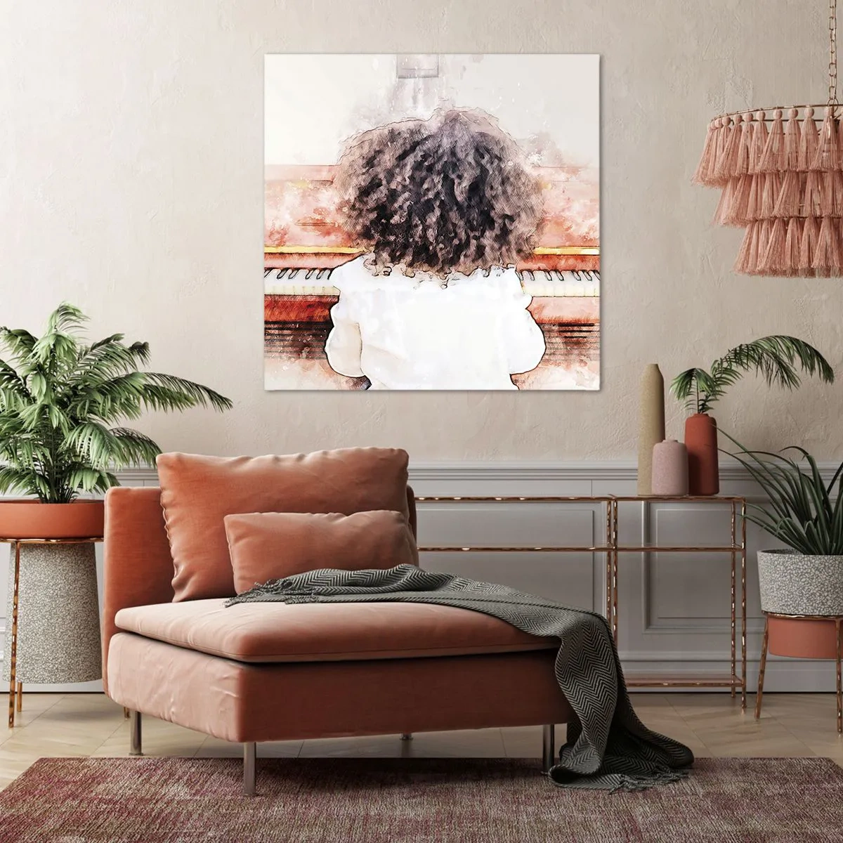 Obraz na plátne - V novom svete - 70x70 cm