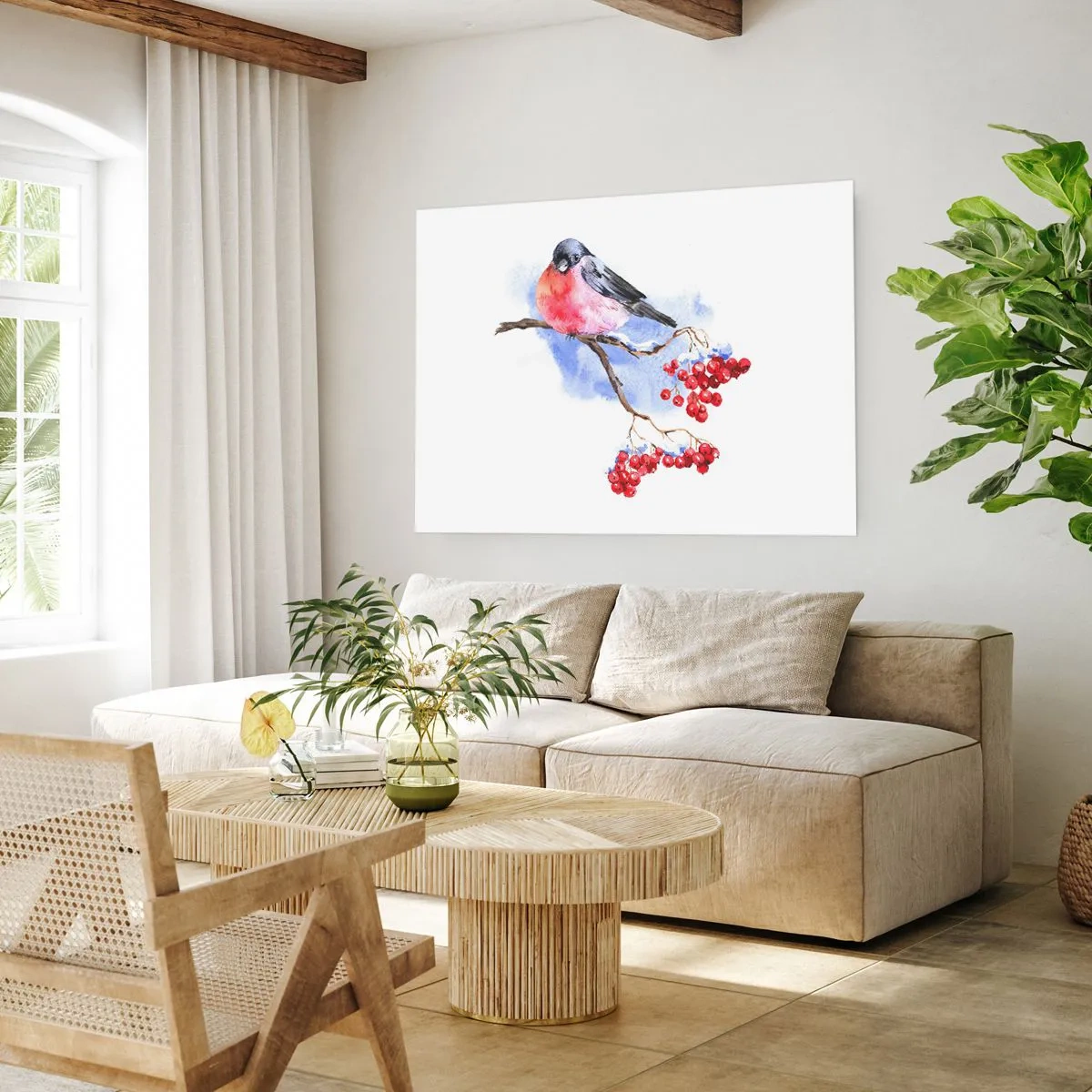 Plagát - Farebná zima - 100x70 cm