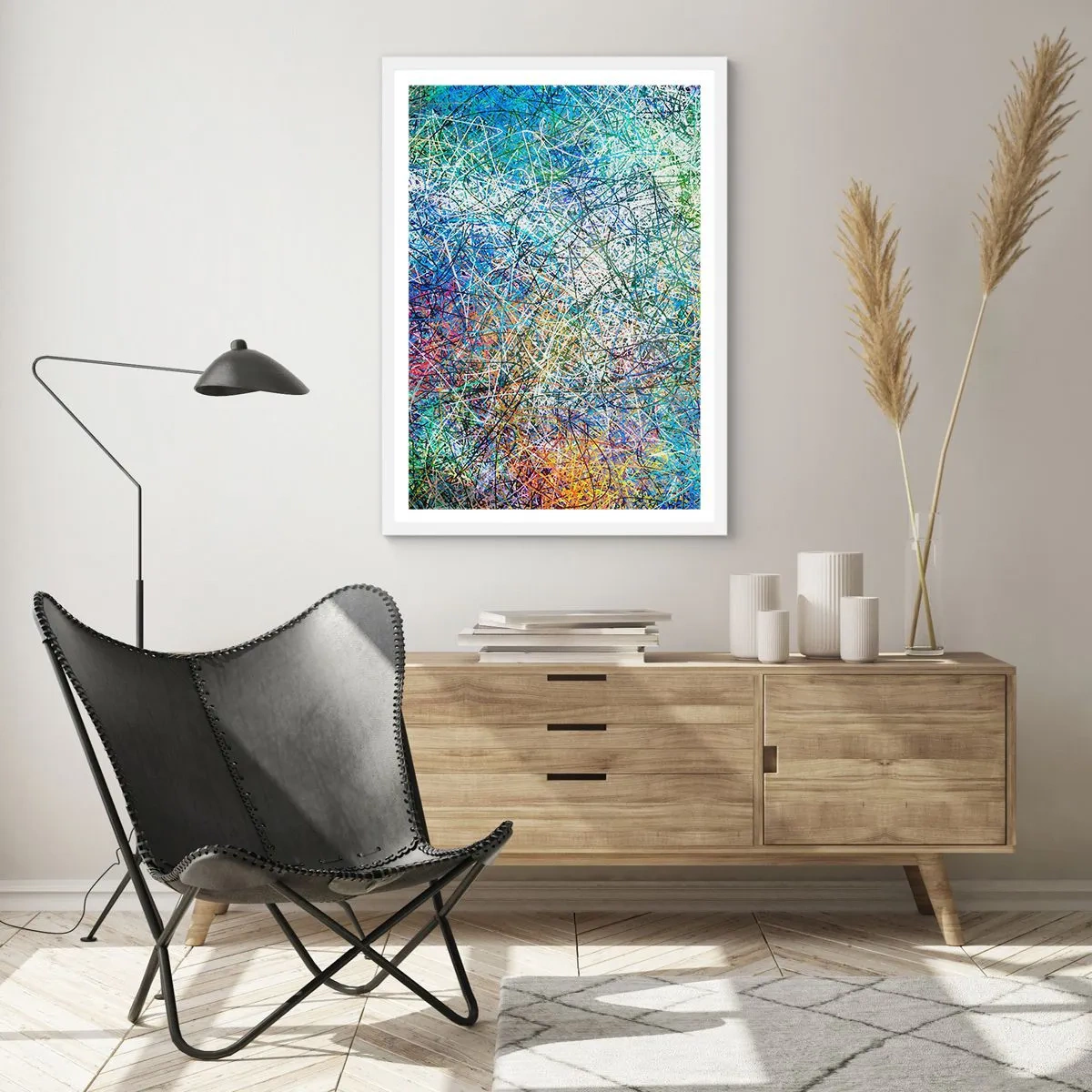 Plagát v bielom ráme - To nie je tak jednoduché - 70x100 cm