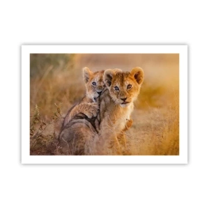 Plagát - Nevyrušovať! Hrajme sa - 70x50 cm