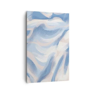 Obraz na plátne - Modré kolísanie - 80x120 cm