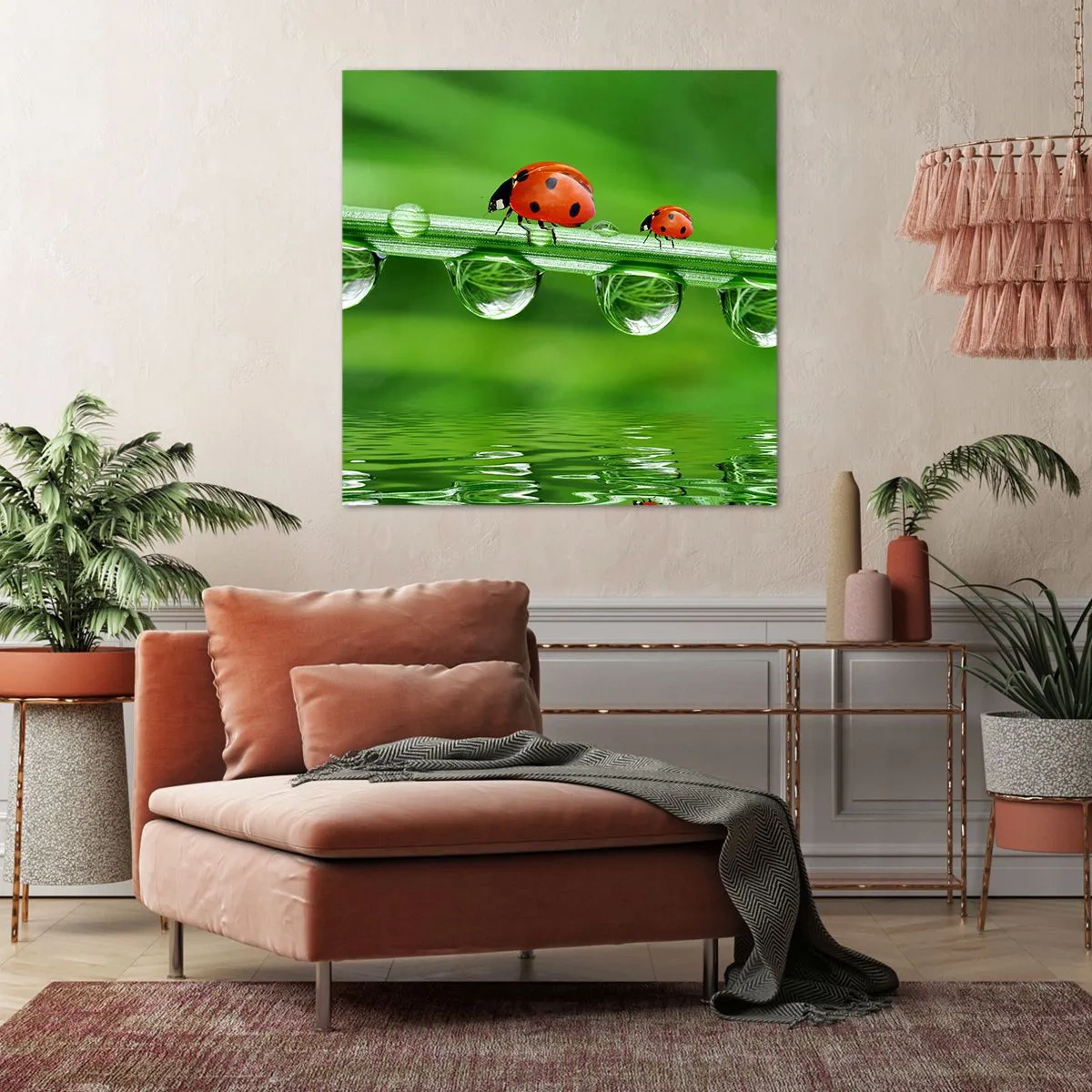 Obraz na plátne - Na cestách celé leto - 60x60 cm