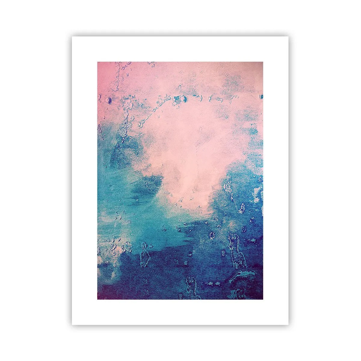 Plagát - Modré objatie - 30x40 cm