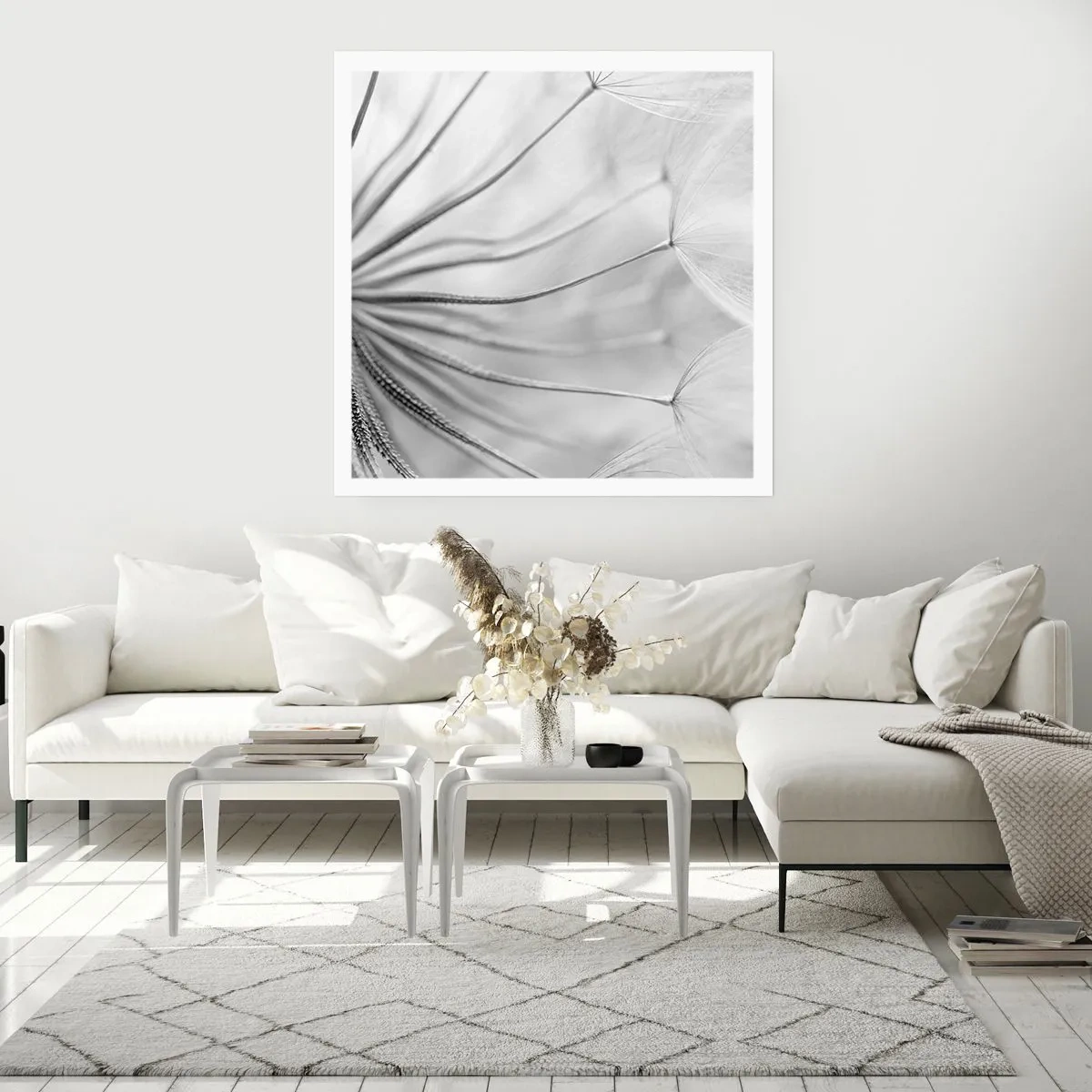 Plagát - Púpavy - 60x60 cm