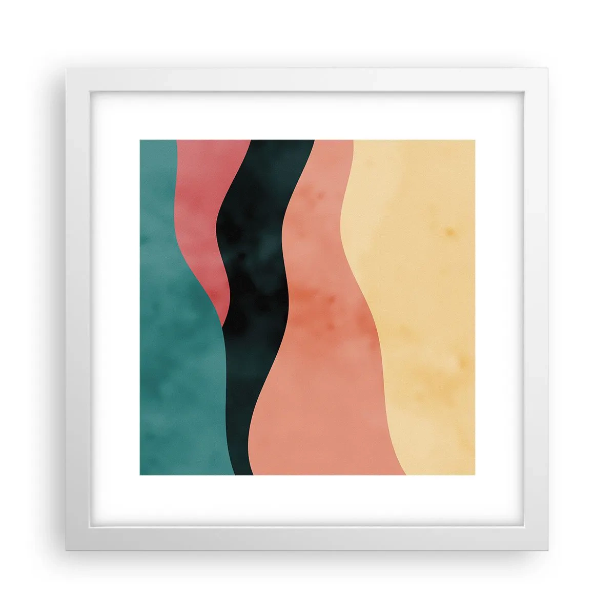 Plagát v bielom ráme - Kompatibilný nesúlad - 30x30 cm