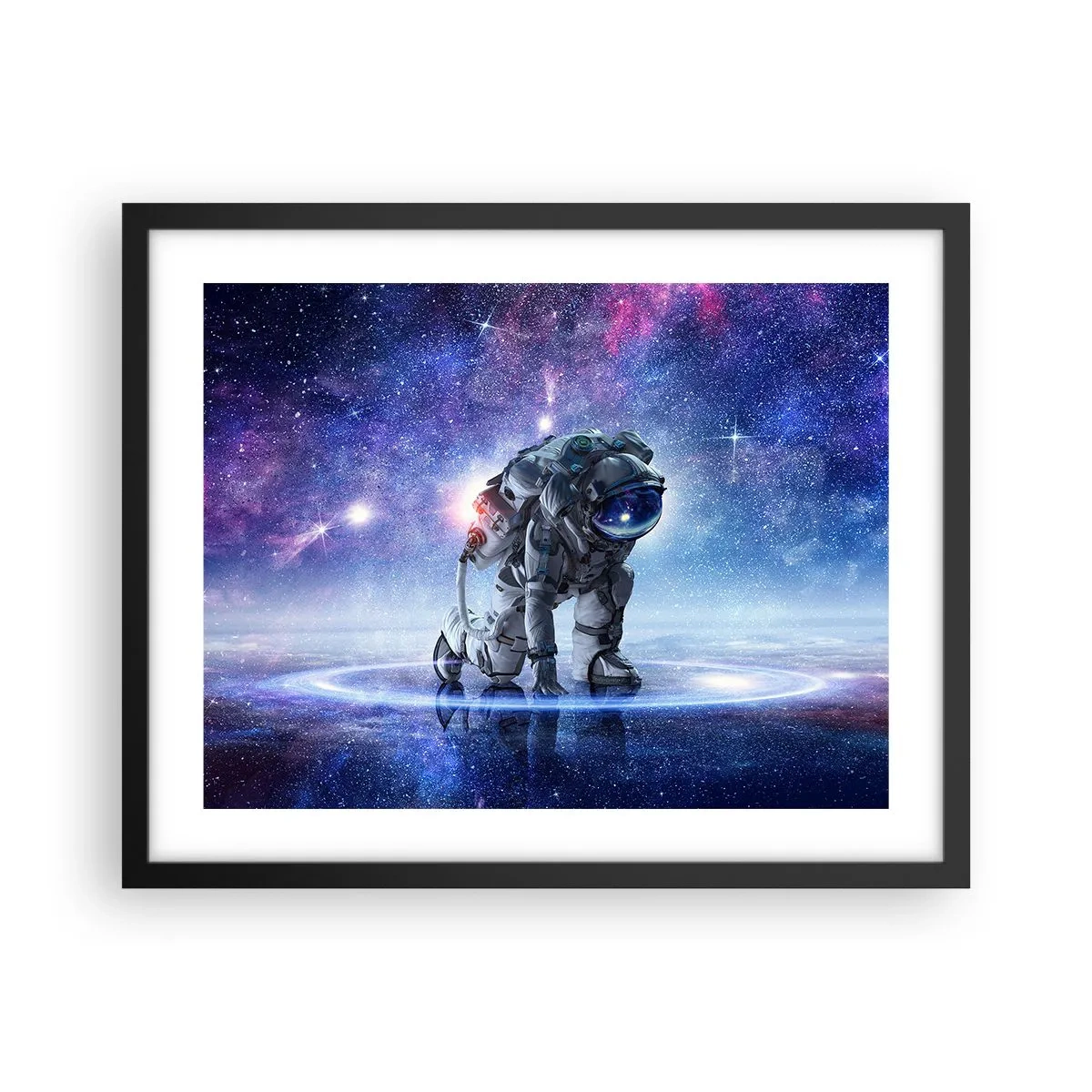 Plagát v čiernom ráme - Hviezdne nebo nado mnou - 50x40 cm