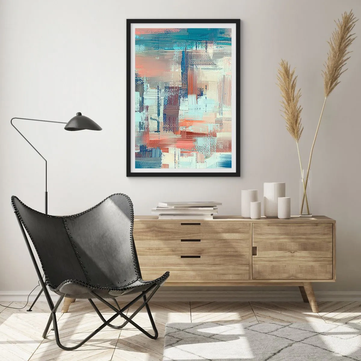 Plagát v čiernom ráme - Dostať sa k svetlu - 61x91 cm