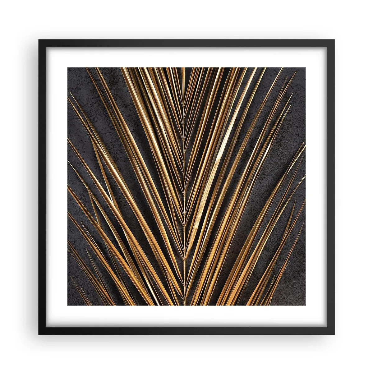 Plagát v čiernom ráme - Zlato trópov - 50x50 cm