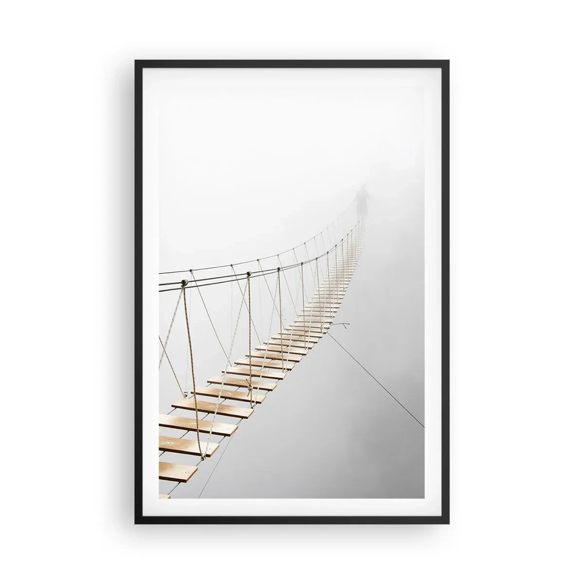Plagát v čiernom ráme - Kam vás zavedie? - 61x91 cm