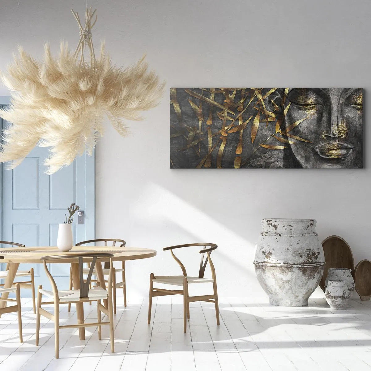 Obraz na plátne - Pocíťte pokoj - 160x50 cm