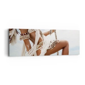 Obraz na plátne - Kňažka slnka - 90x30 cm