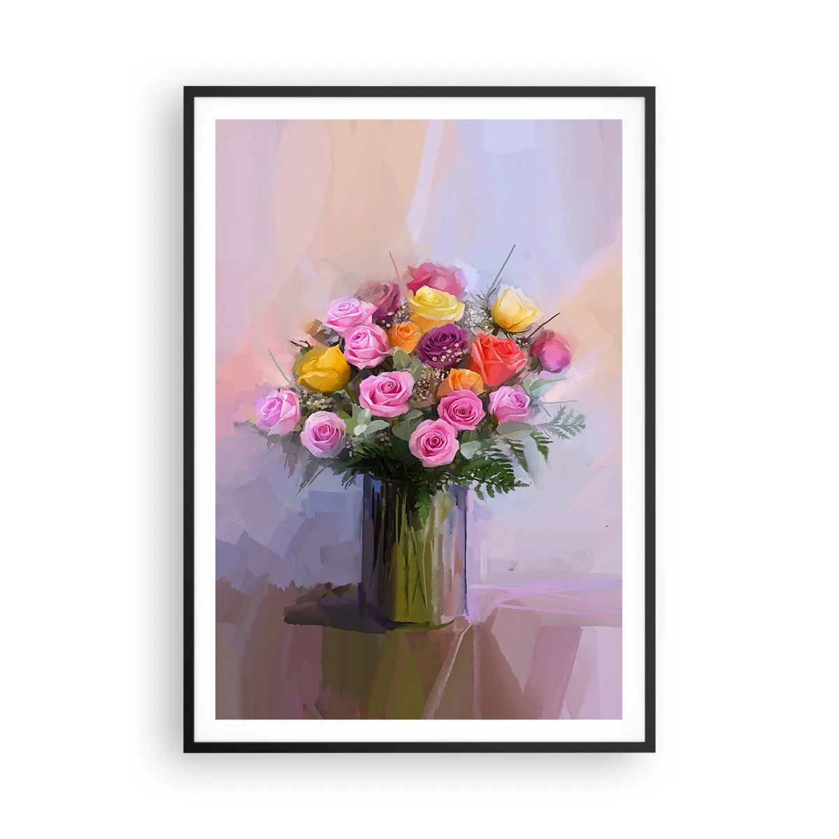 Plagát v čiernom ráme - Zachytená krása - 70x100 cm