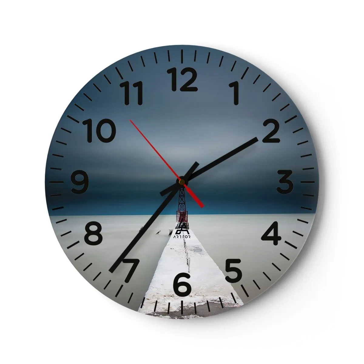 Nástenné hodiny - Stretnúť sa s nekonečnom - 40x40 cm