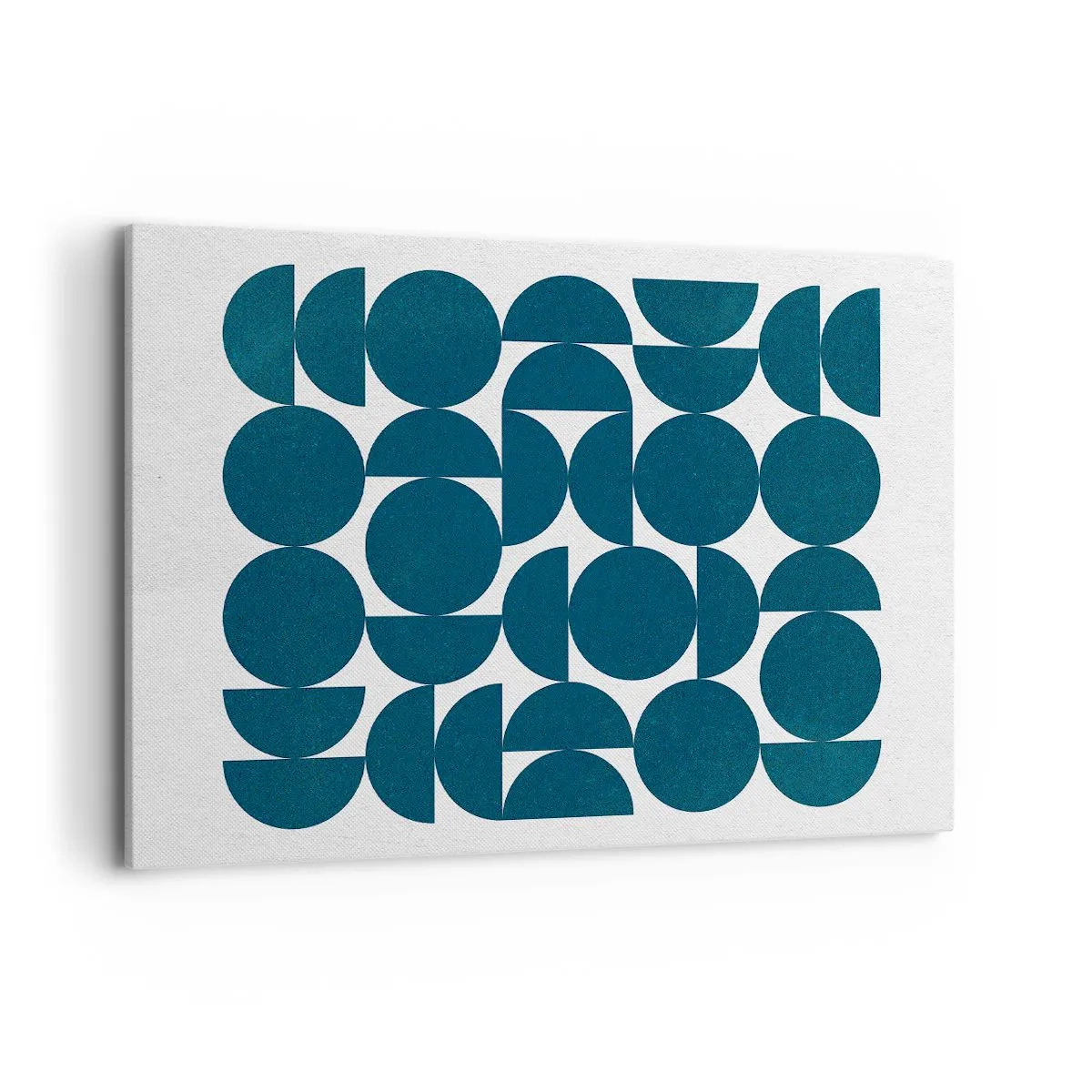 Obraz na plátne - Kruhy a polkruhy - 100x70 cm