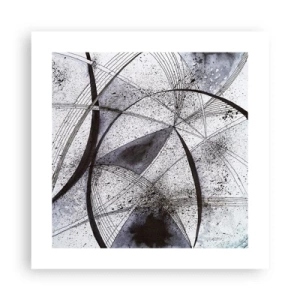 Plagát - Futuristická fantázia - 40x40 cm