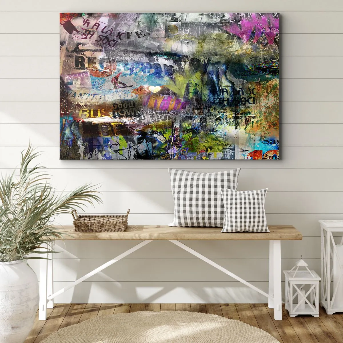 Obraz na plátne - Koláž spomienok - 120x80 cm