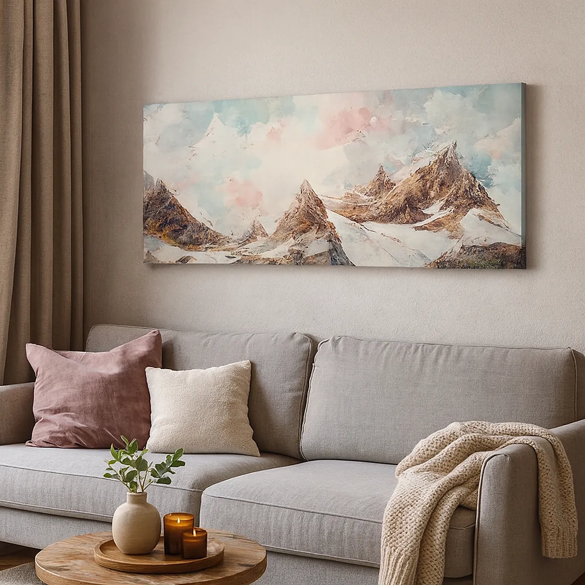 Obraz na plátne - Skalné čepele - 30x30 cm