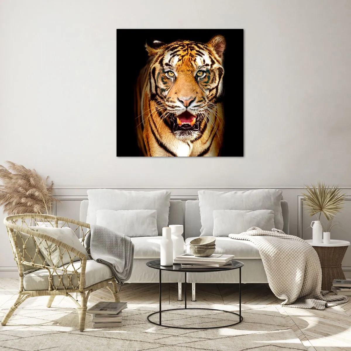 Obraz na skle - Divokosť v srdci - 40x40 cm