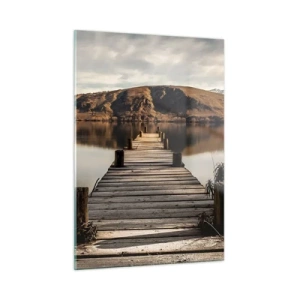Obraz na skle - Krajina v tichu - 50x70 cm