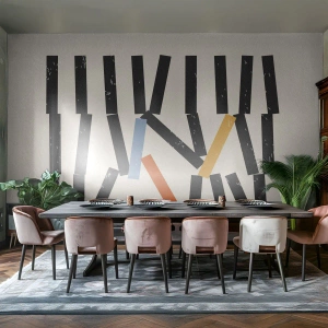 Fototapeta Standard Eco - Domino – kompozícia - Minimalizmus, Hipster, Súčasné - 200x140 cm